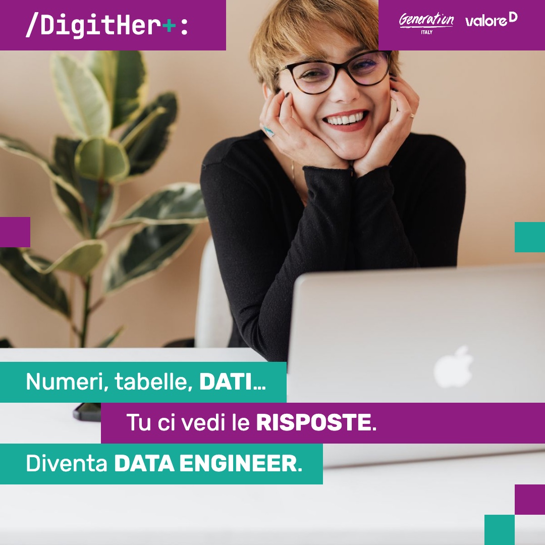 Numeri, tabelle, dati… Tu ci vedi le risposte. Diventa Data Engineer.